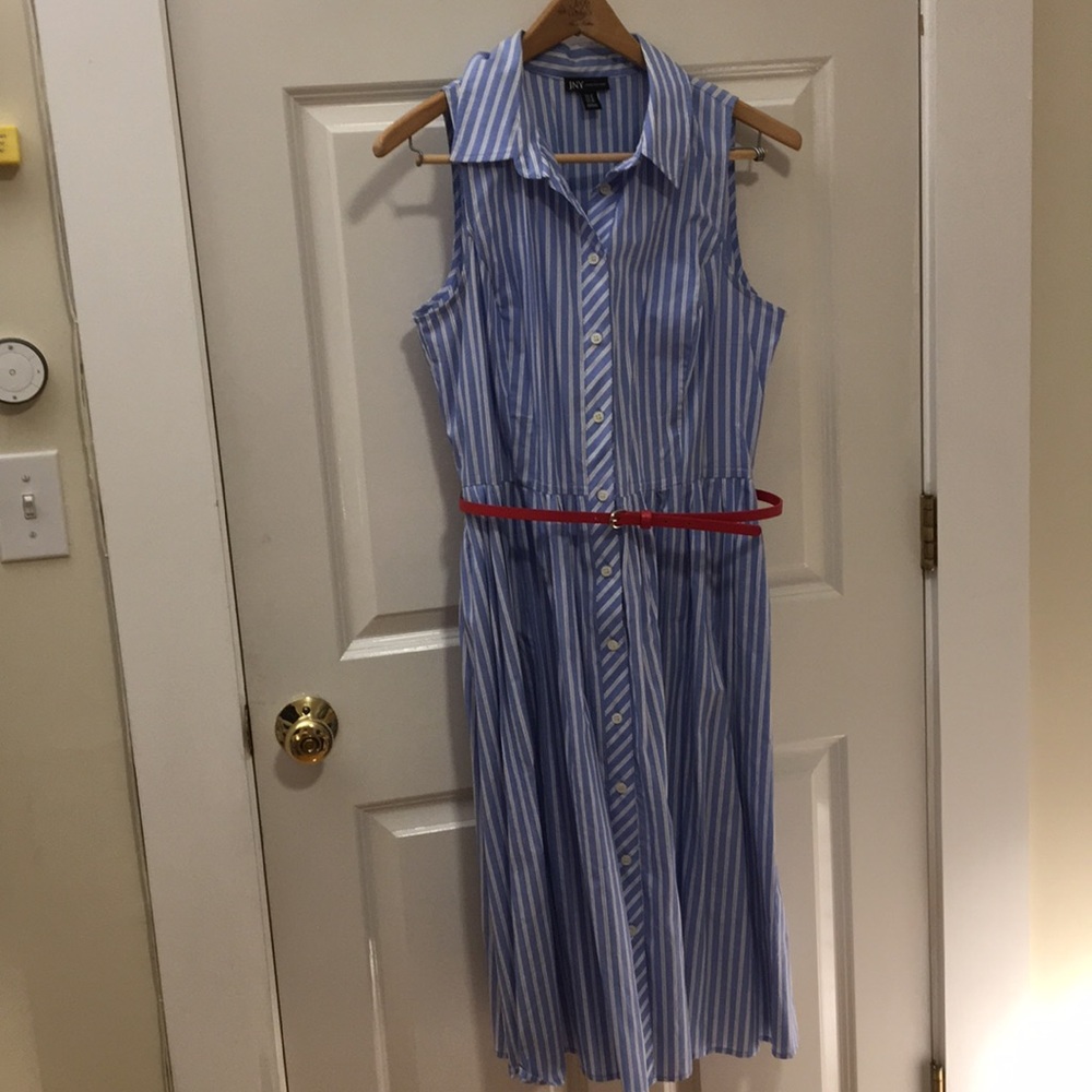 JNY Button Down Shirtdress